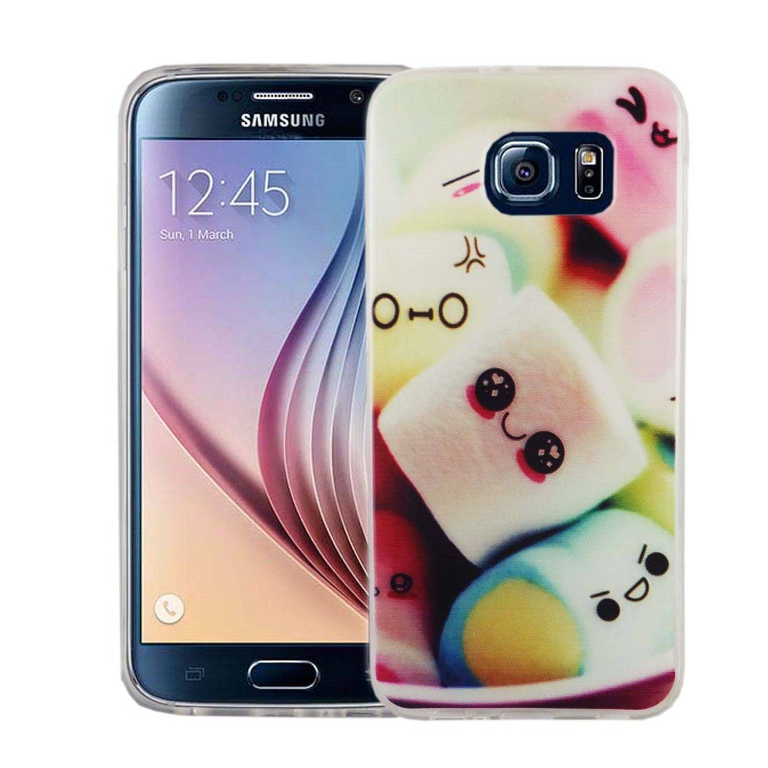 Samsung Galaxy S6 Handyhülle Bumper Backcover Mehrfarbig