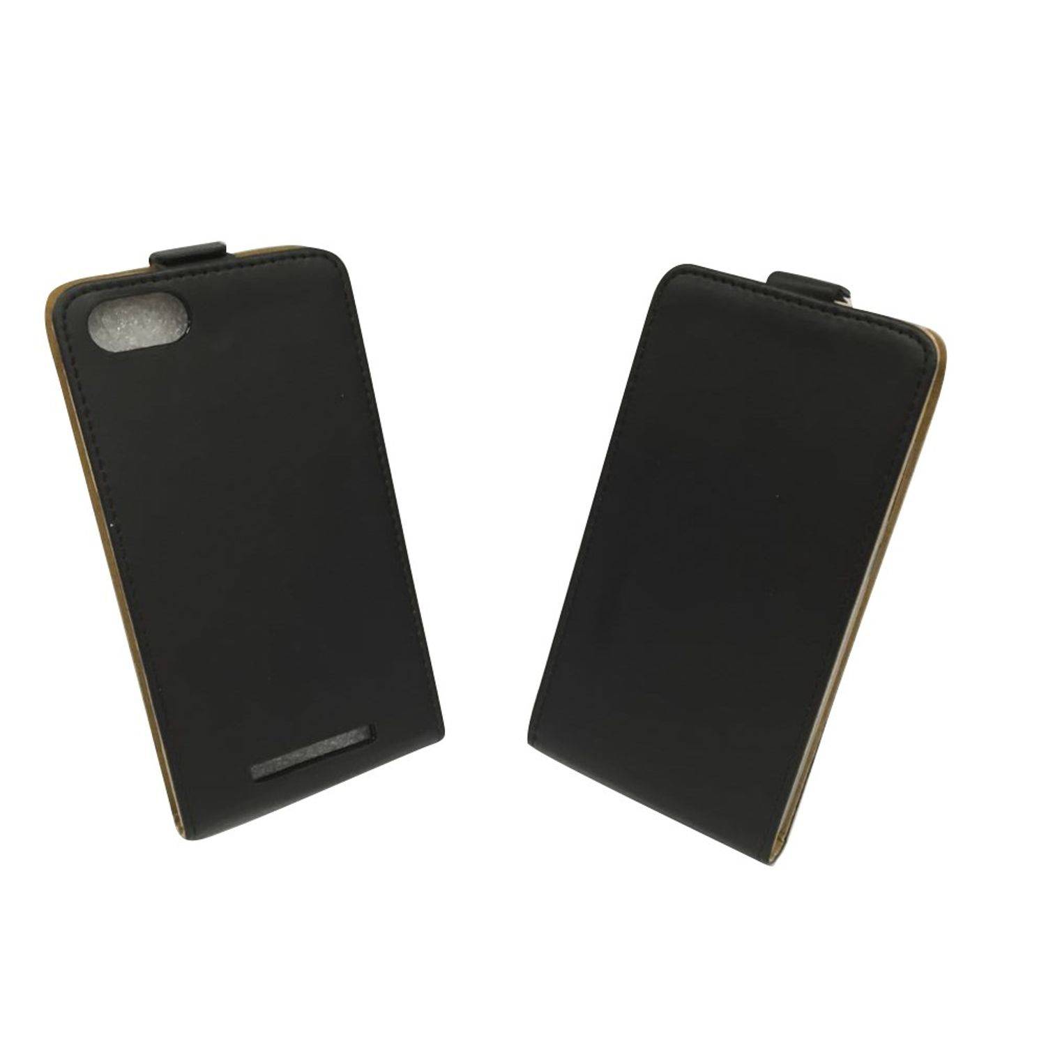 Wiko Lenny 3 Handyhülle Backcover Schwarz