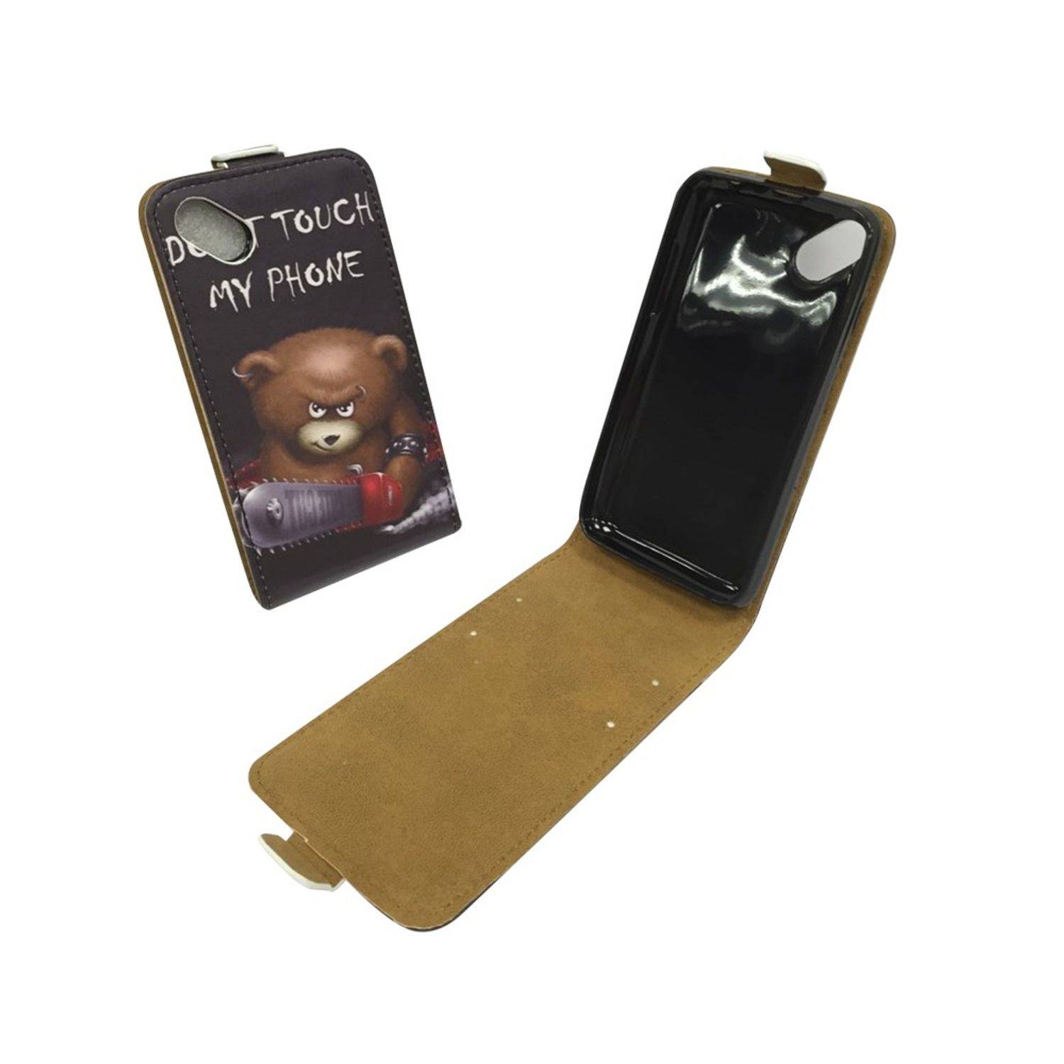 Wiko Sunny Handyhülle Backcover Schwarz