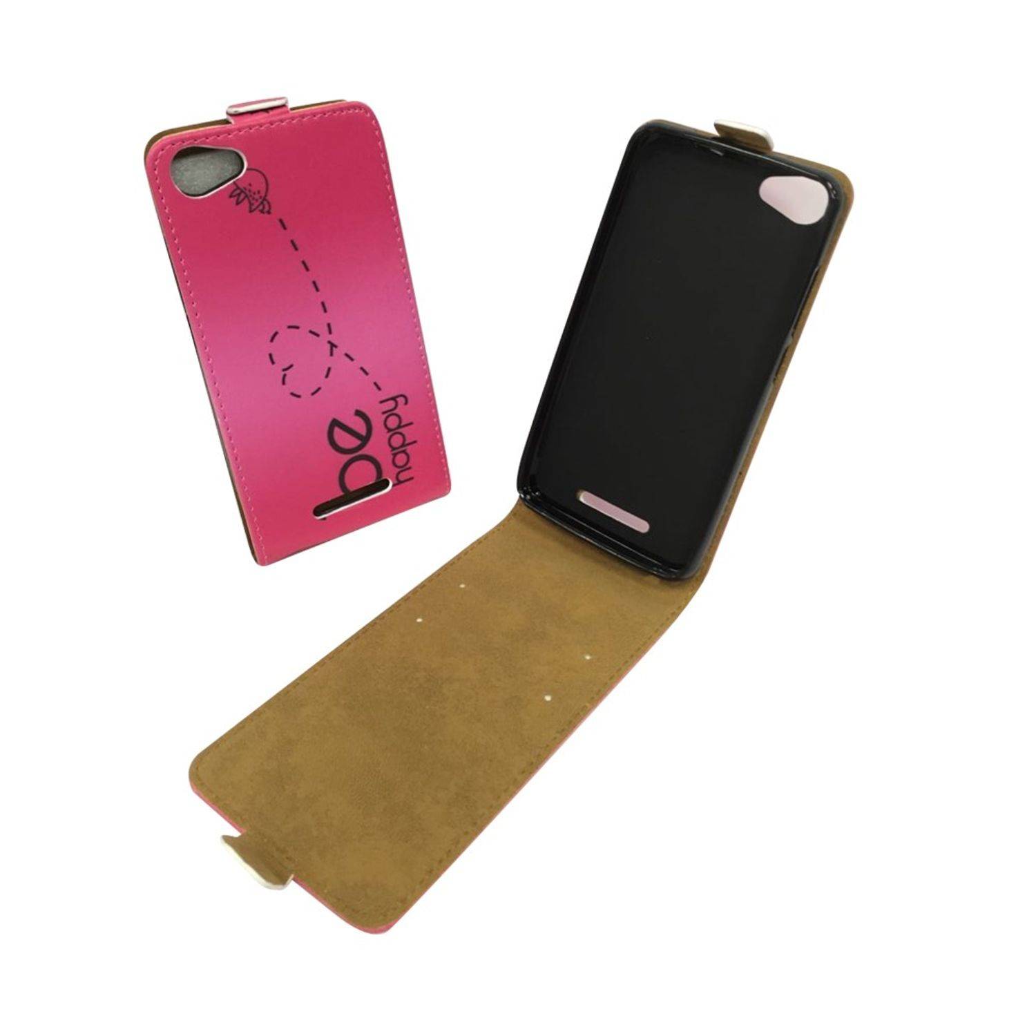 Wiko Jerry Handyhülle Backcover Rosa