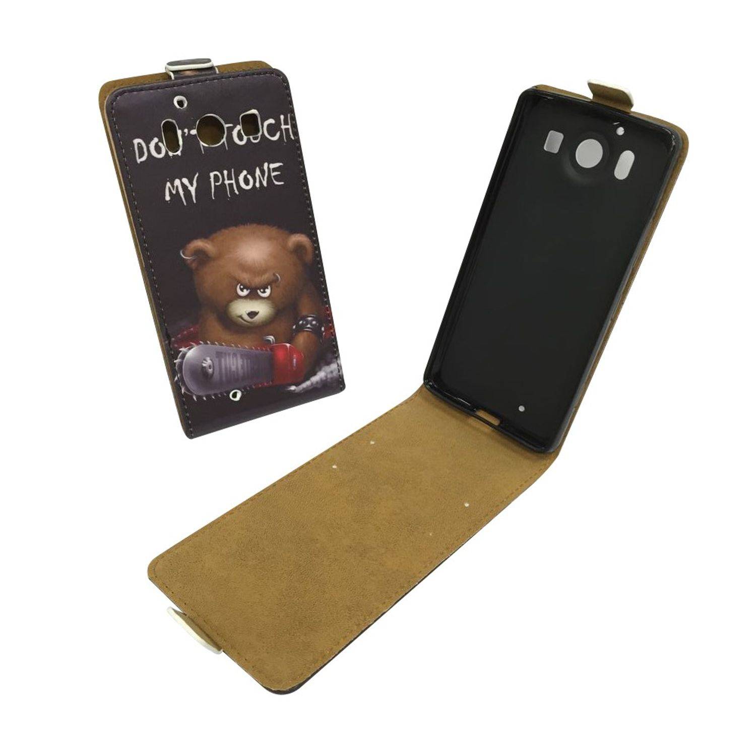 Microsoft Lumia 950 Handyhülle Backcover Schwarz