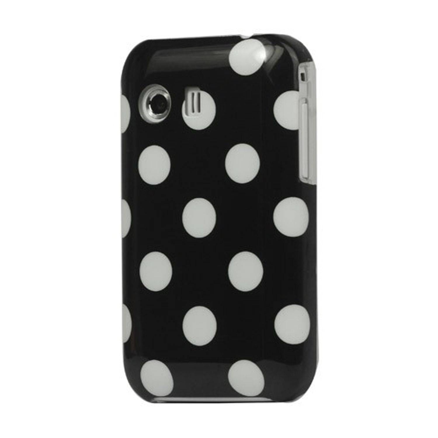Samsung S5360 Handyhülle Backcover Schwarz