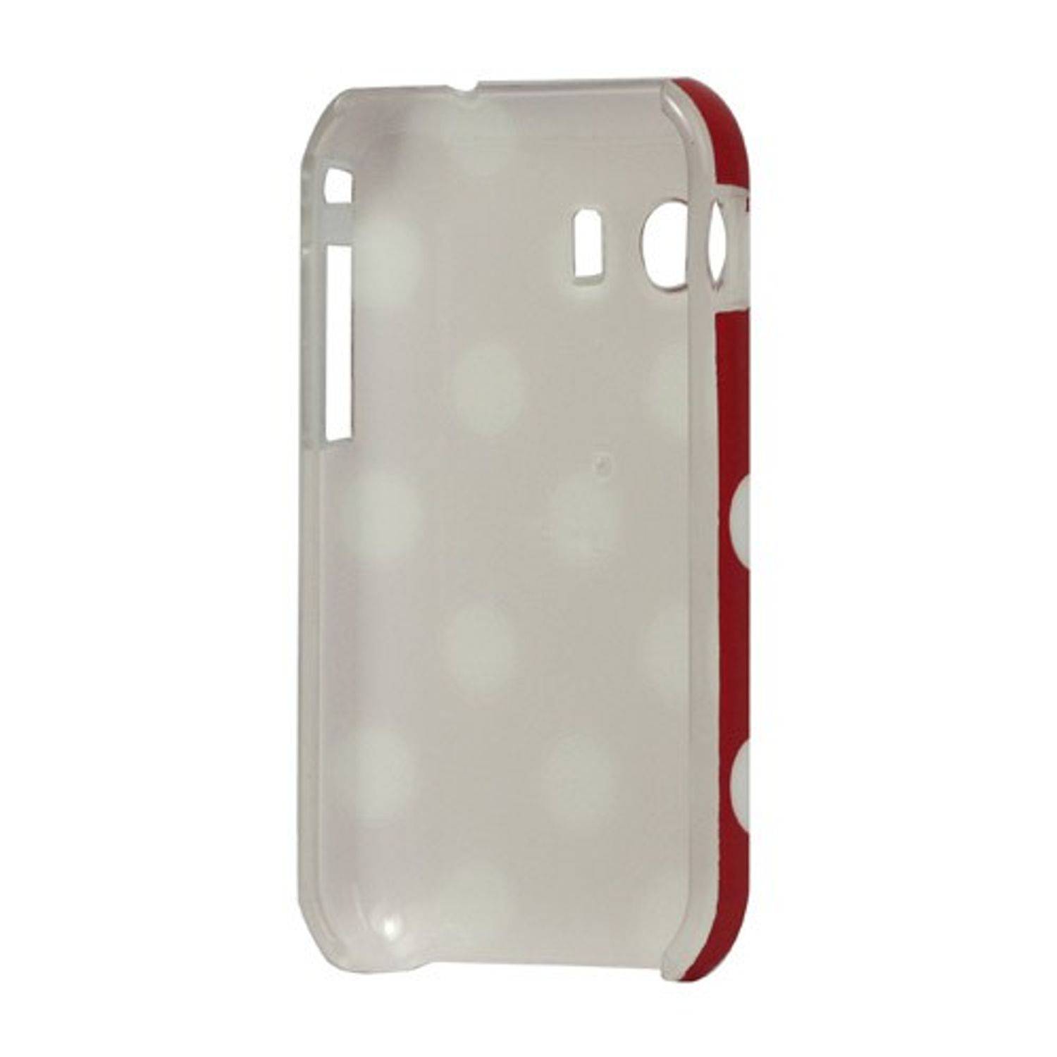 Samsung S5360 Handyhülle Backcover Schwarz