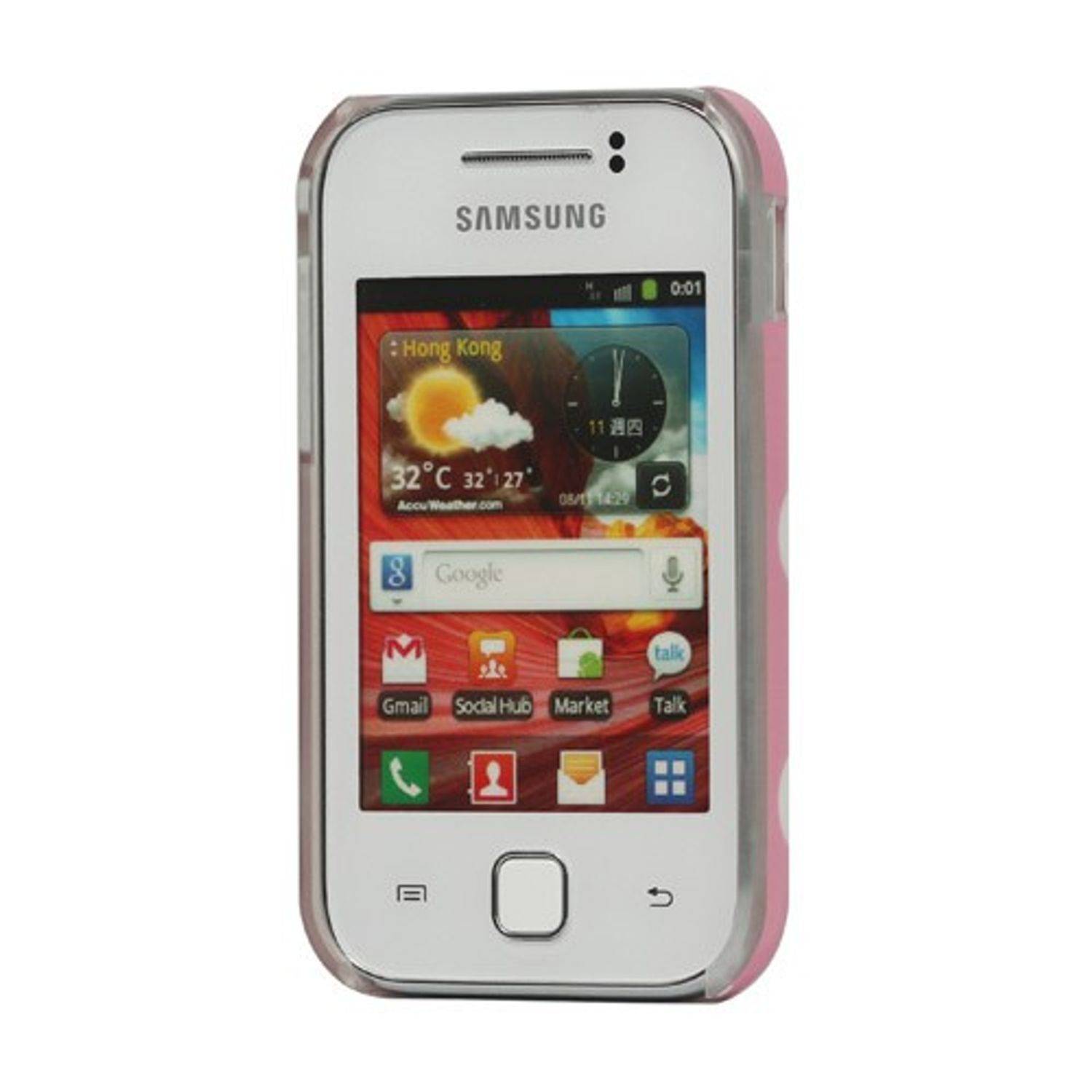 Samsung S5360 Handyhülle Backcover Rosa