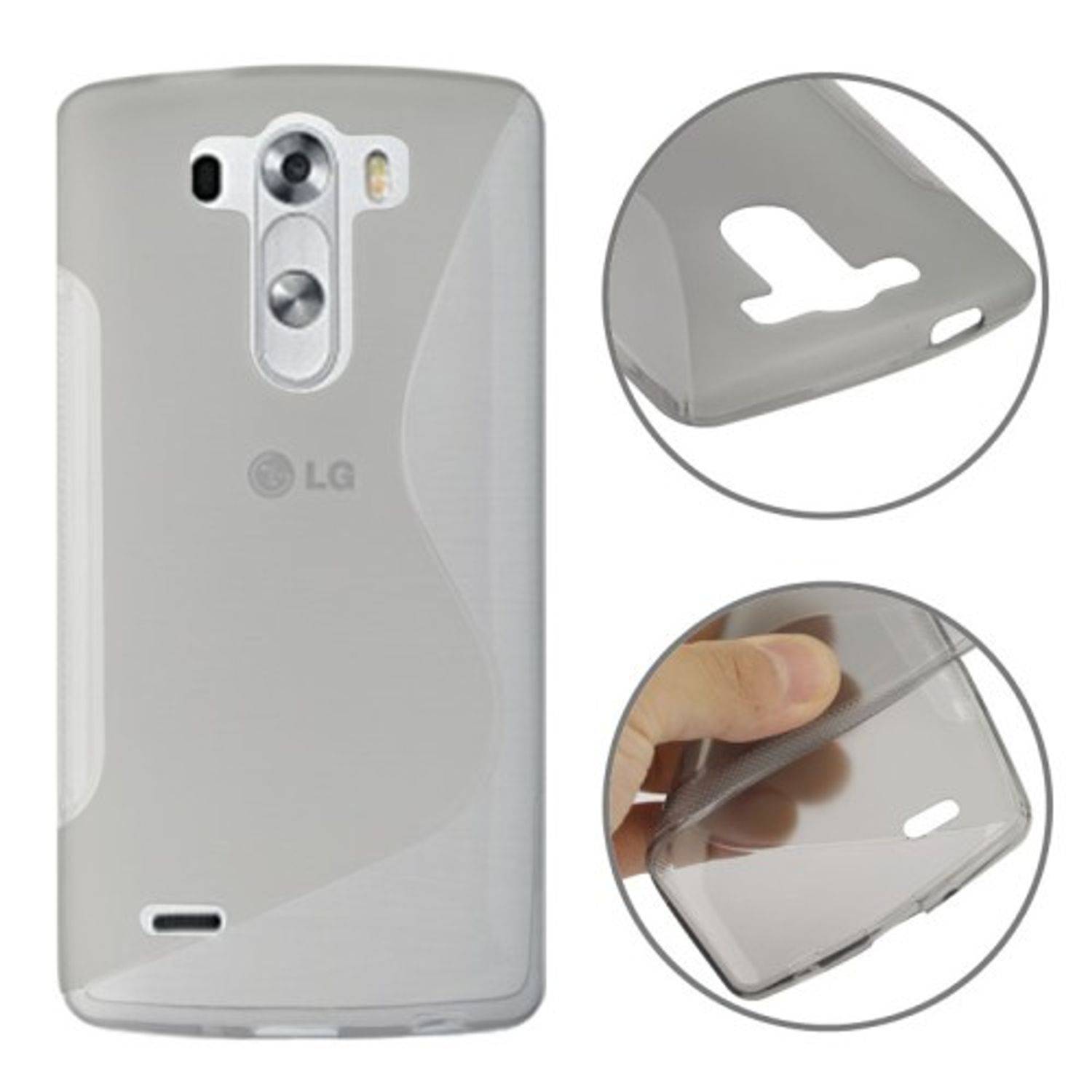LG G3 mini Handyhülle Backcover Grau