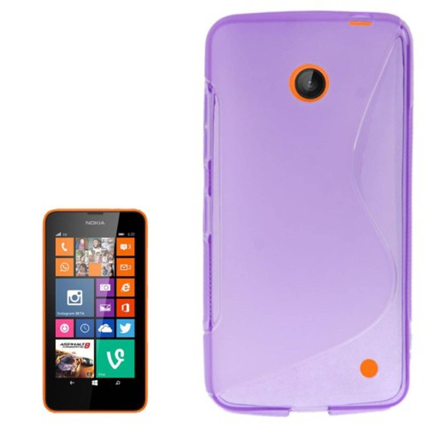 Nokia Lumia 630 Handyhülle Backcover Violett