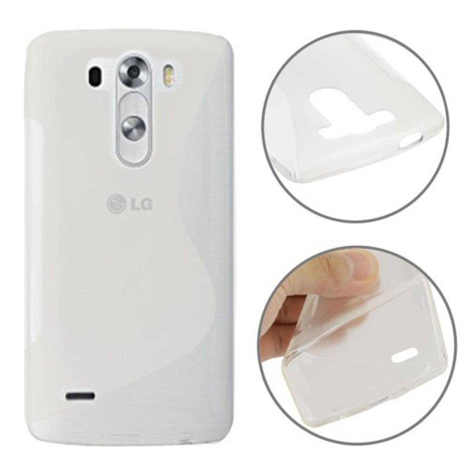 LG G3 mini Handyhülle Backcover Transparent