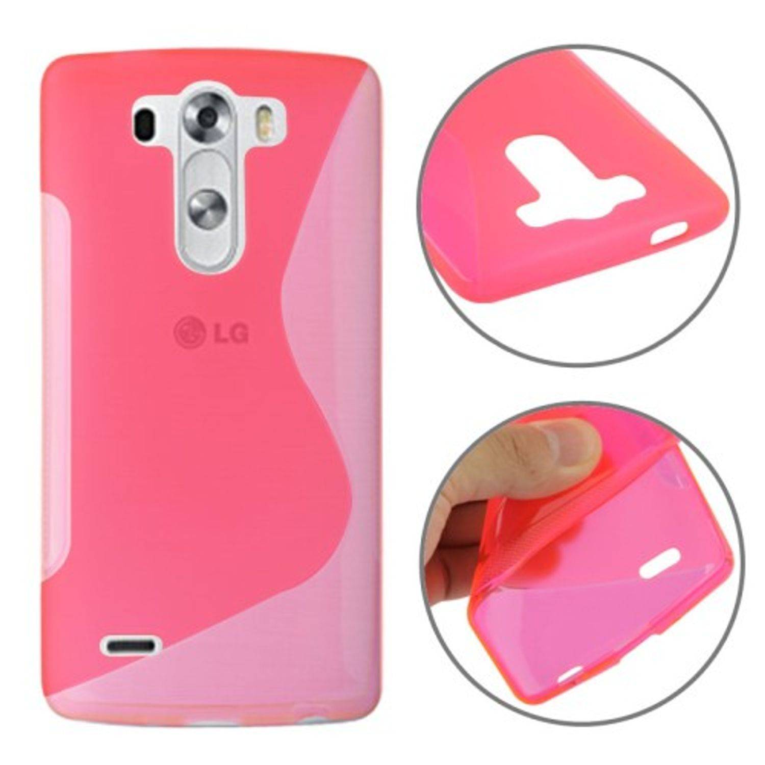 LG G3 mini Handyhülle Backcover Rosa