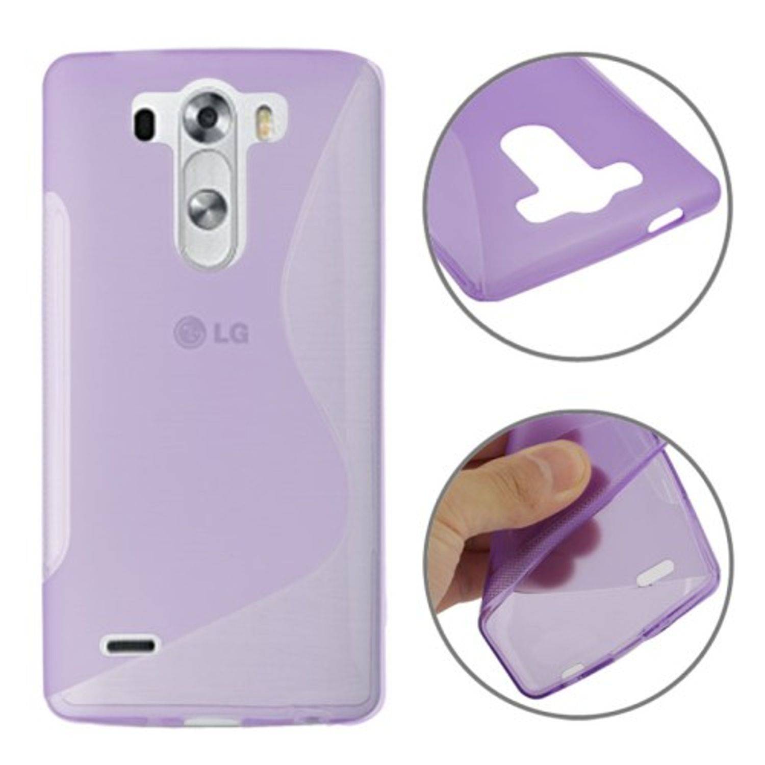 LG G3 mini Handyhülle Backcover Violett