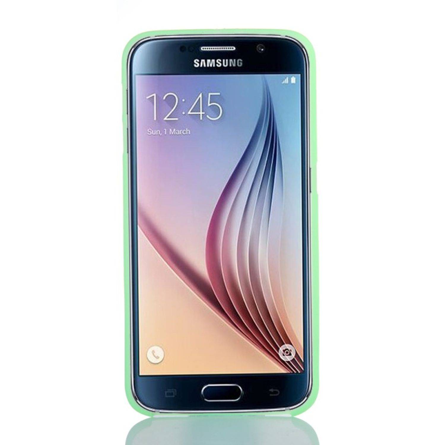 Samsung Galaxy S6 Handyhülle Backcover Orange