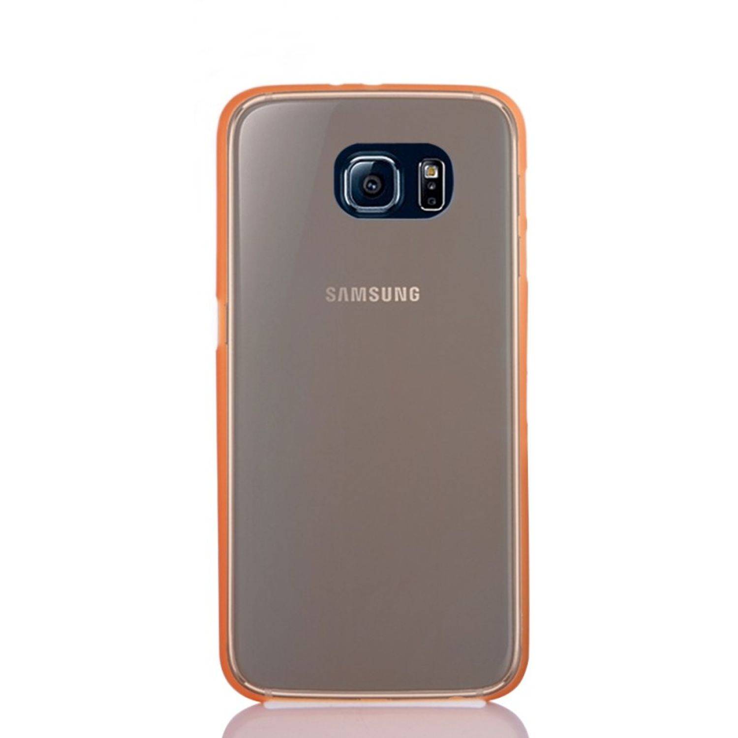 Samsung Galaxy S6 Handyhülle Backcover Orange