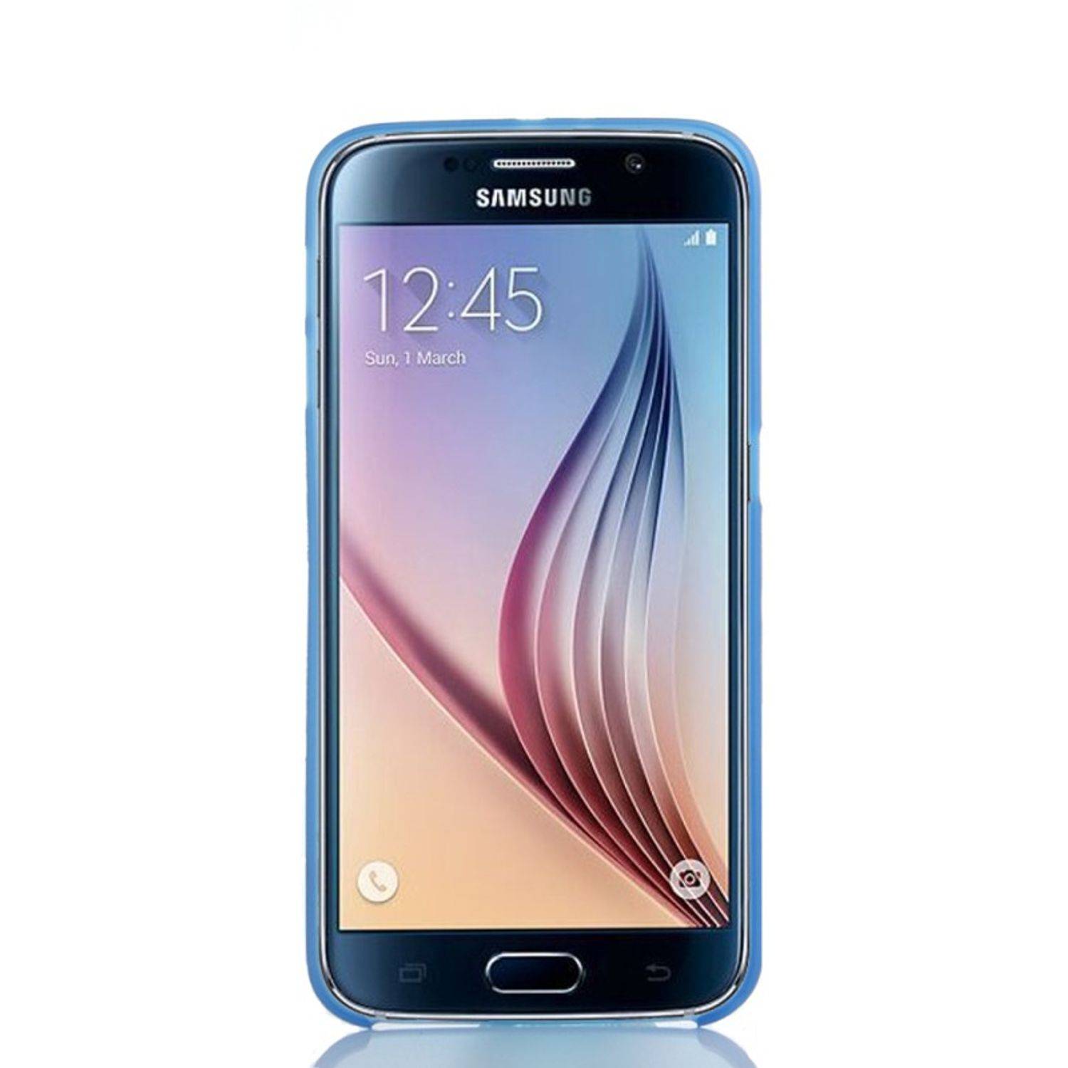 Samsung Galaxy S6 Handyhülle Backcover Grau