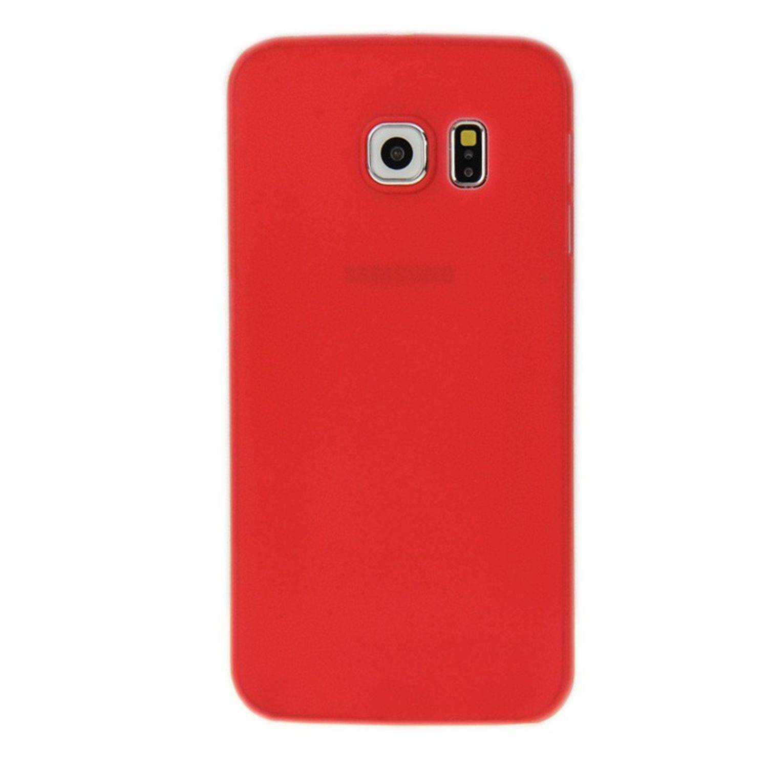 Samsung Galaxy S6 Edge Handyhülle Backcover Rot