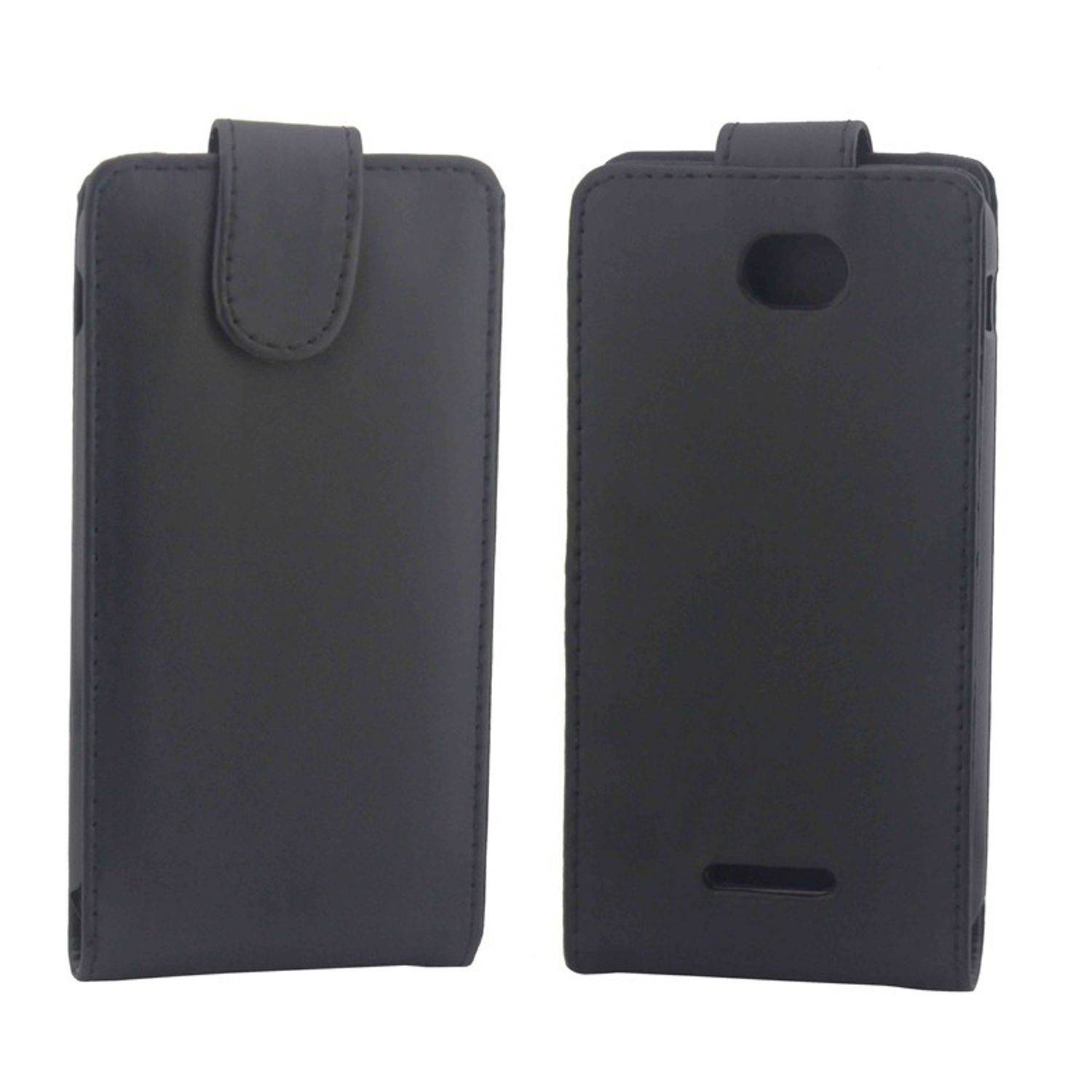Microsoft Lumia 435 Handyhülle Backcover Schwarz