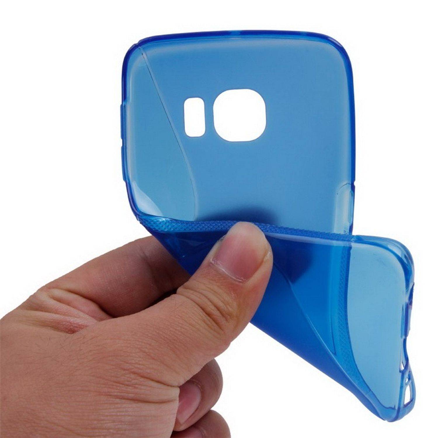 Samsung Galaxy S6 Edge Handyhülle Backcover Grau