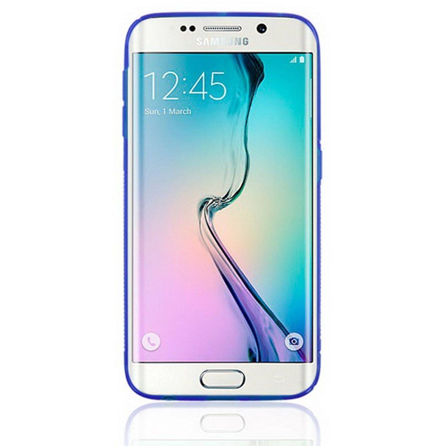 Samsung Galaxy S6 Edge Handyhülle Backcover Grau