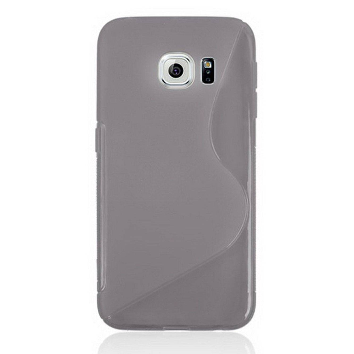 Samsung Galaxy S6 Edge Handyhülle Backcover Grau