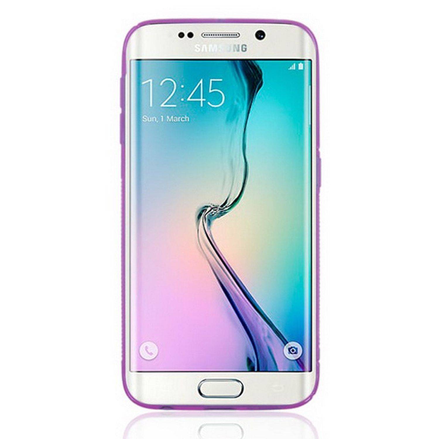 Samsung Galaxy S6 Edge Handyhülle Backcover Rosa