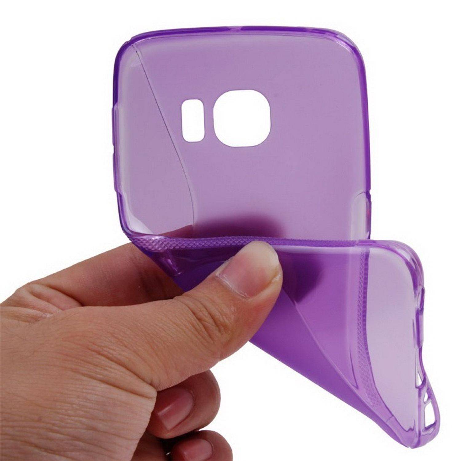 Samsung Galaxy S6 Edge Handyhülle Backcover Rosa