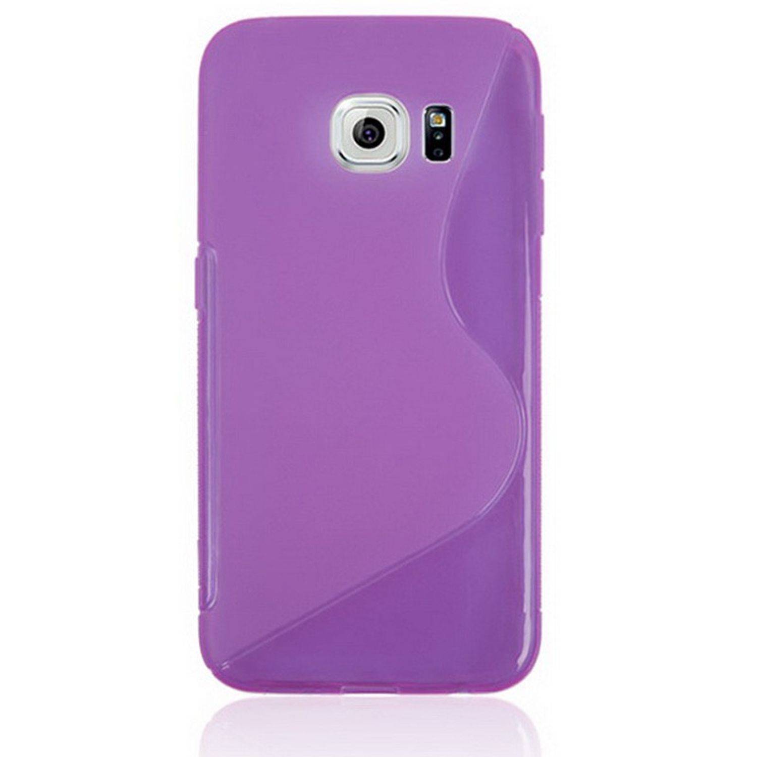 Samsung Galaxy S6 Edge Handyhülle Backcover Violett