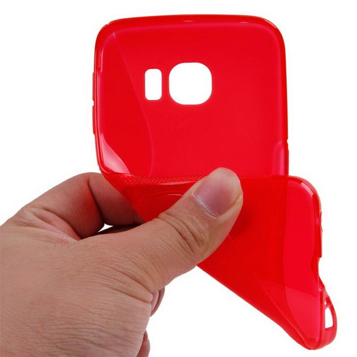 Samsung Galaxy S6 Edge Handyhülle Backcover Violett