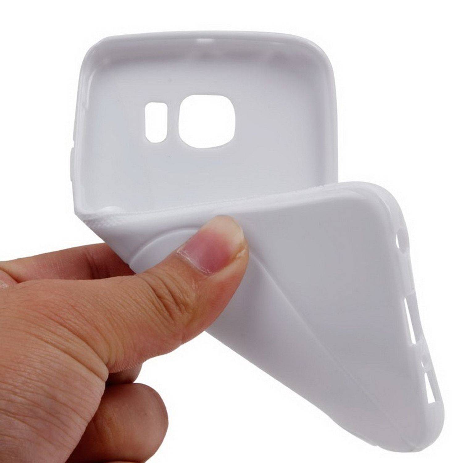 Samsung Galaxy S6 Edge Handyhülle Backcover Rot