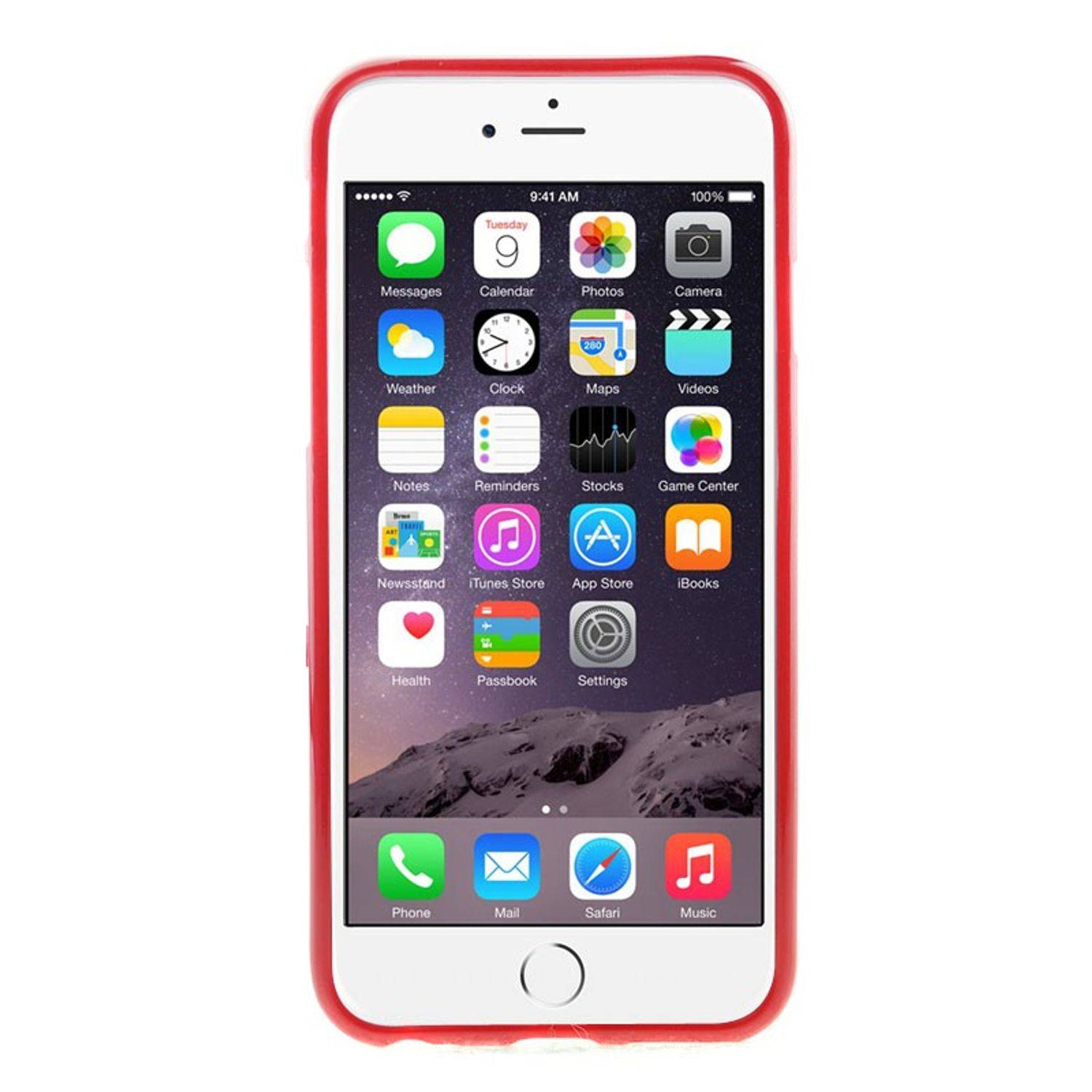Apple IPhone 6 Plus / 6s Plus Handyhülle Backcover Rot