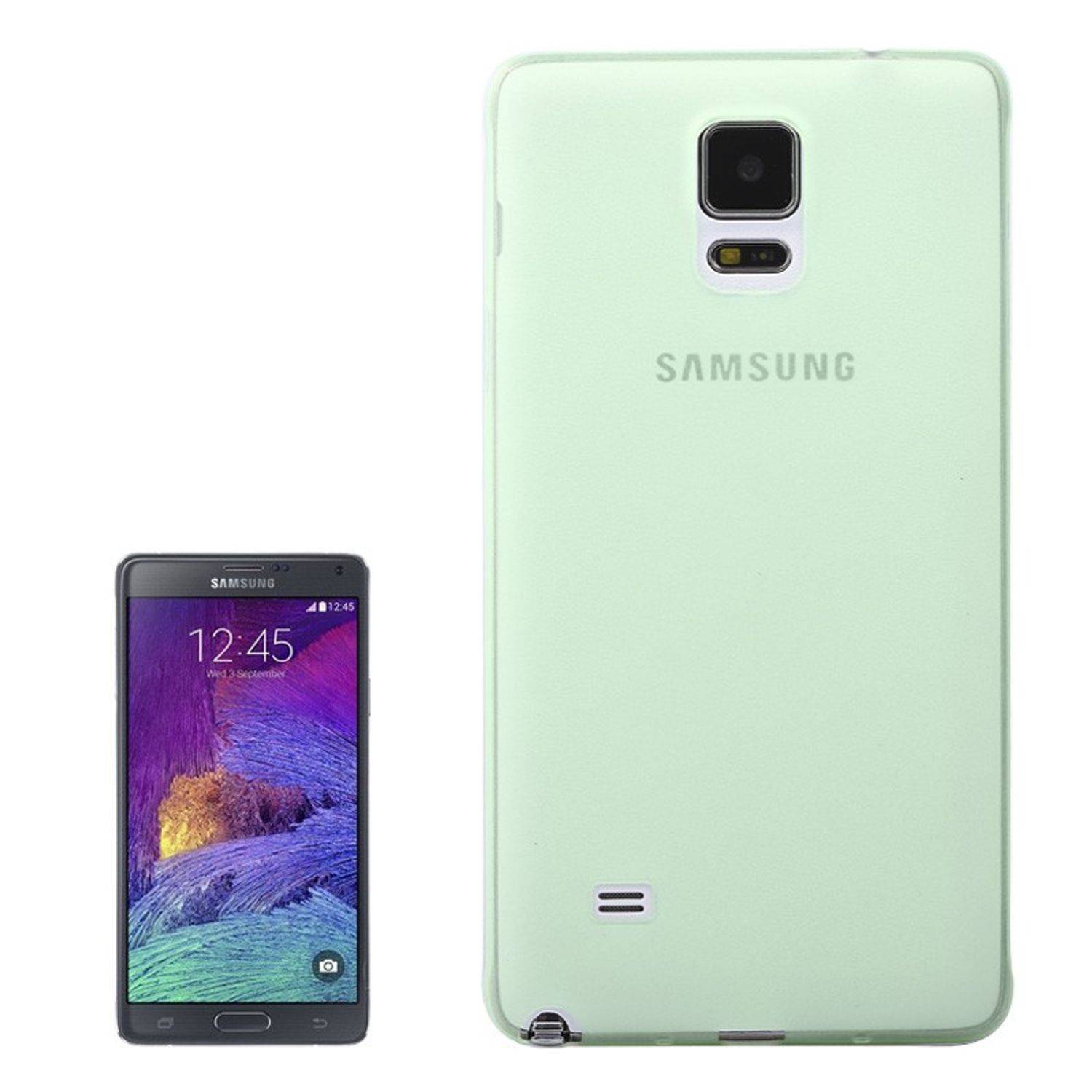Samsung Galaxy Note 4 Handyhülle Backcover Grün