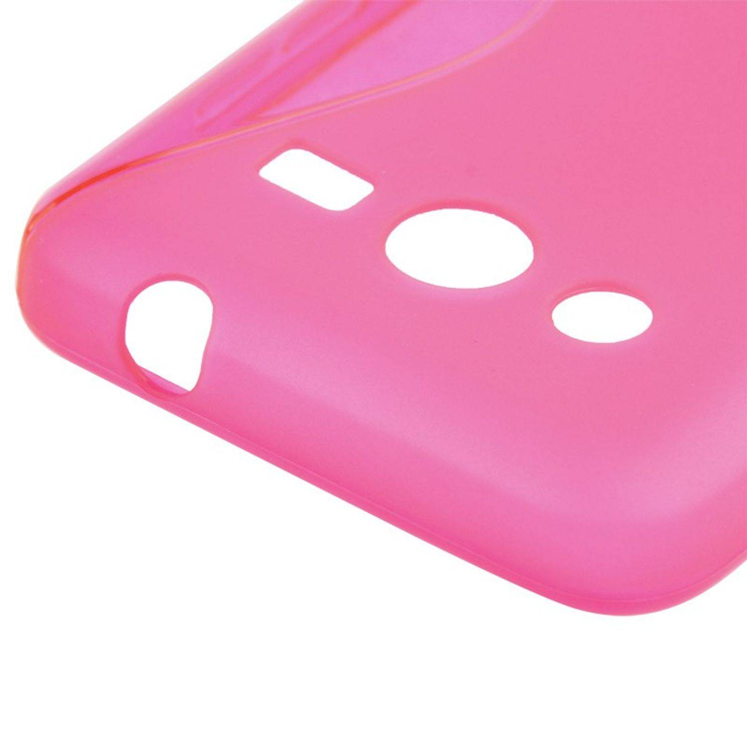 Samsung Galaxy Core 2 Handyhülle Backcover Rot