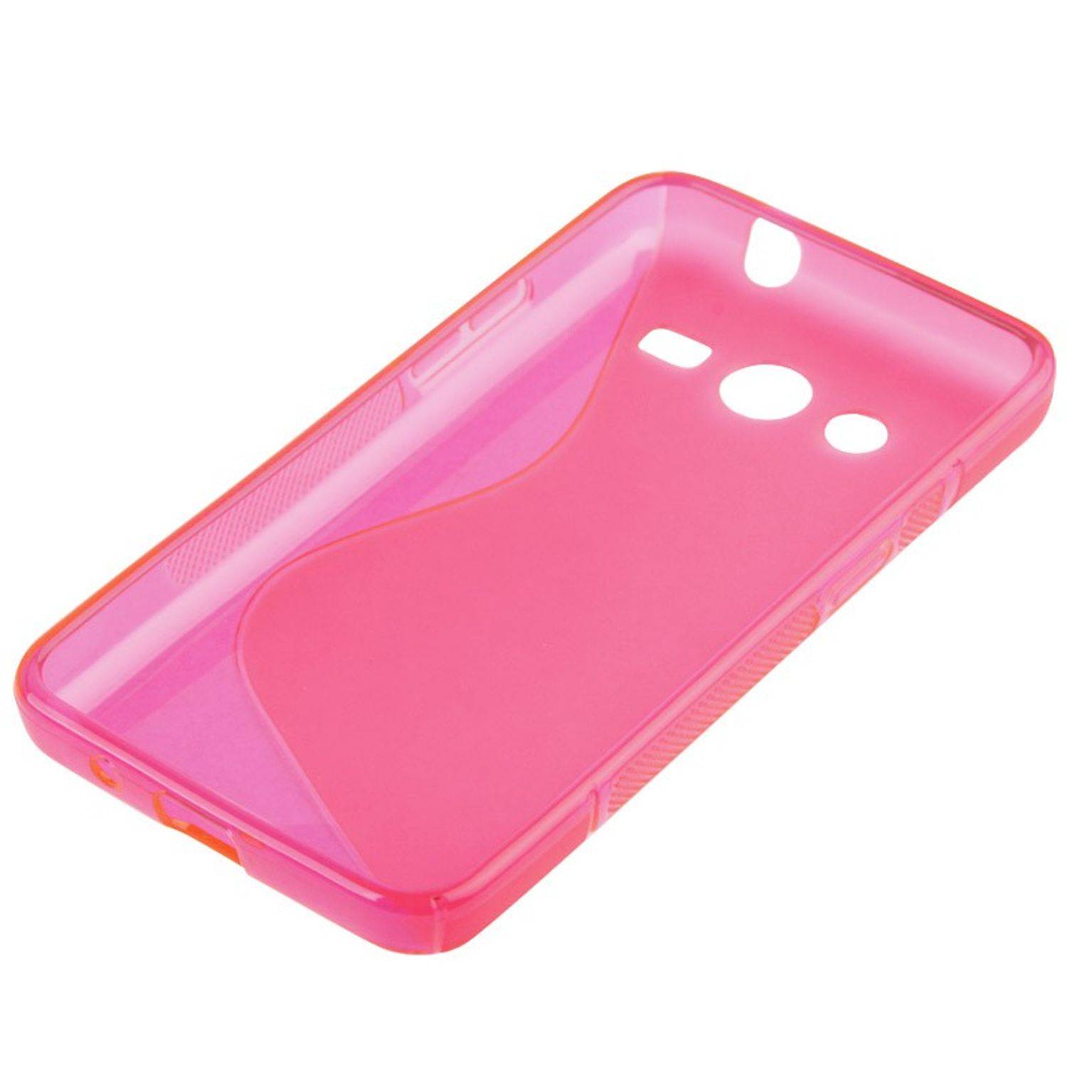Samsung Galaxy Core 2 Handyhülle Backcover Rot