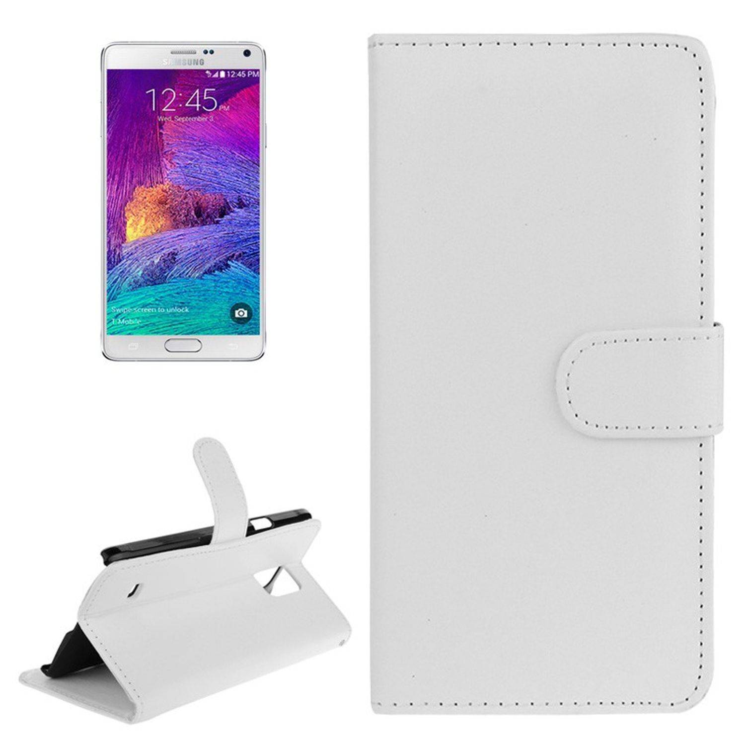 Samsung Galaxy Note 4 Handyhülle Backcover Weiß