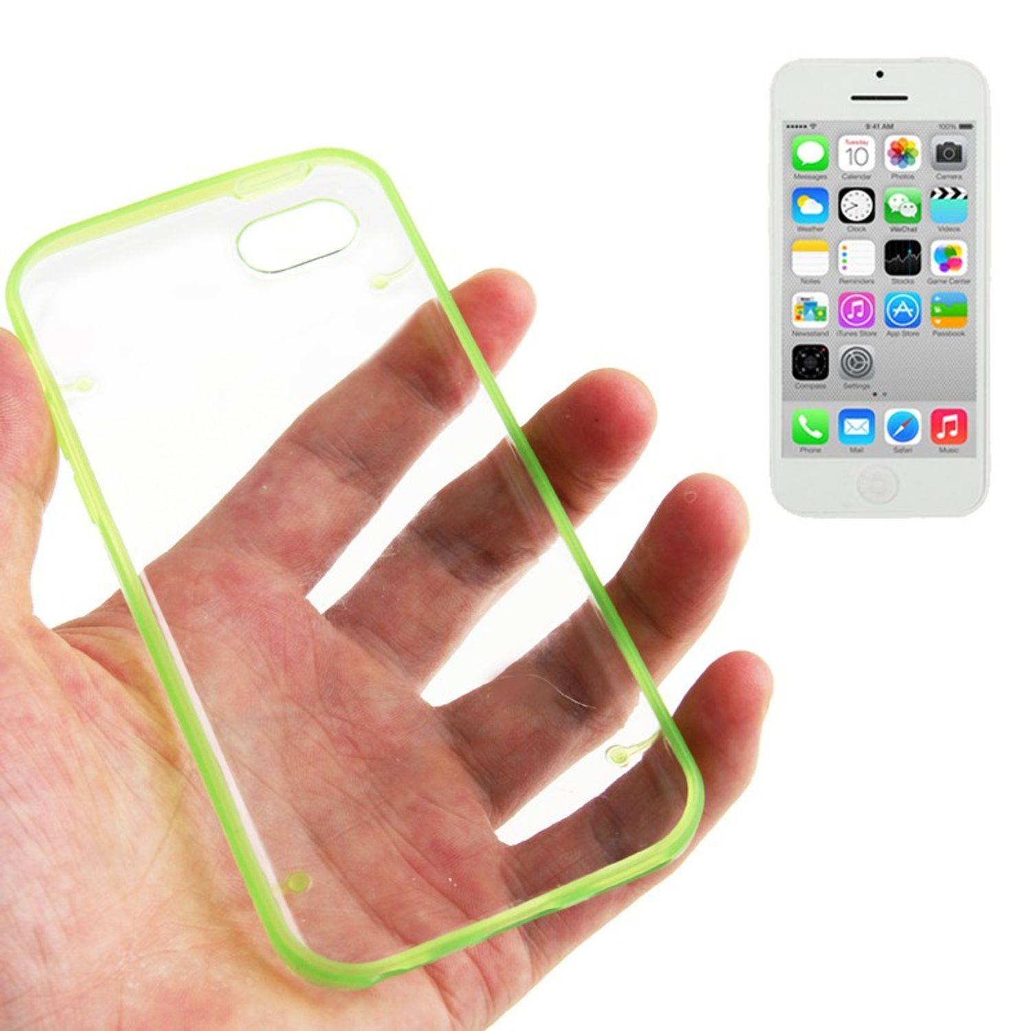 Apple iPhone 5c Handyhülle Backcover Grün