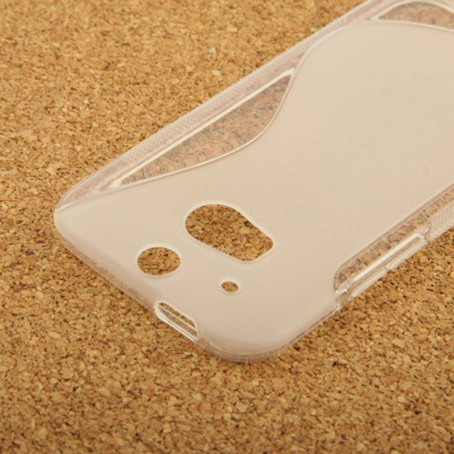 HTC One M8 Handyhülle Backcover Orange
