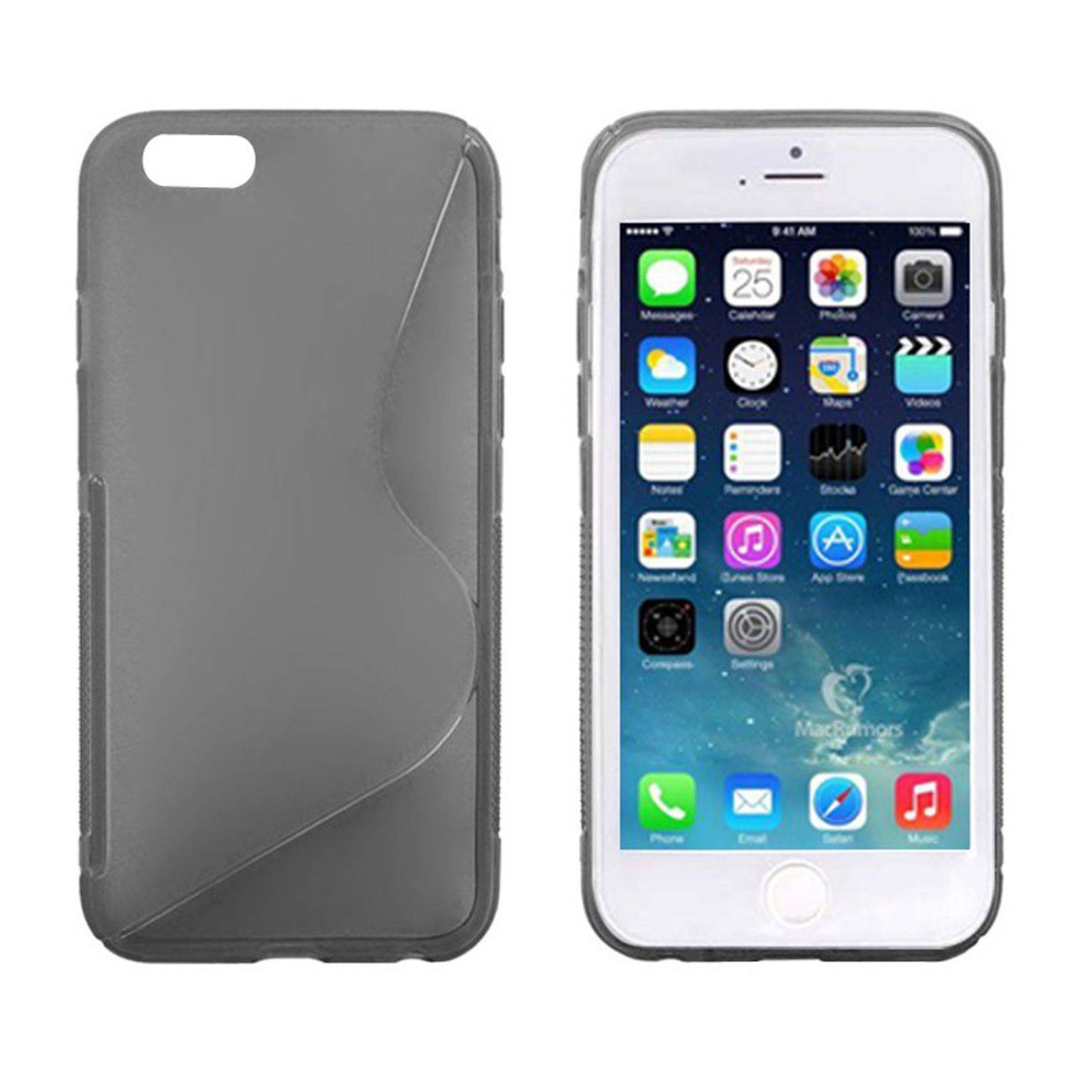 Apple iPhone 6 / 6s Handyhülle Backcover Grau