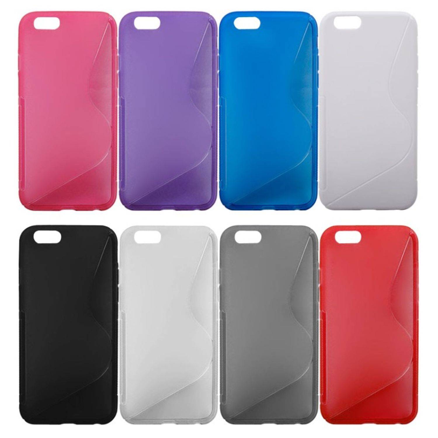 Apple iPhone 6 / 6s Handyhülle Backcover Grau