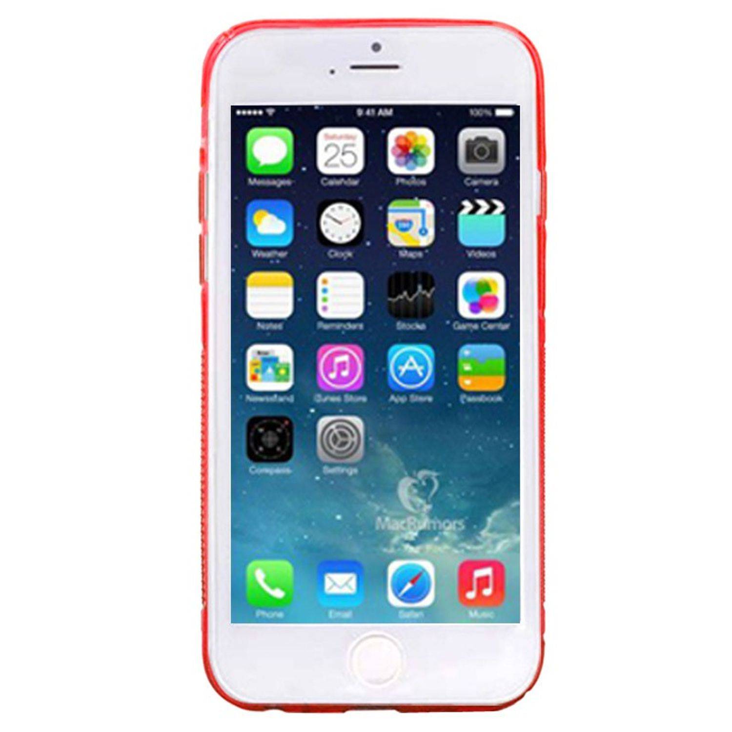 Apple iPhone 6 / 6s Handyhülle Backcover Rot