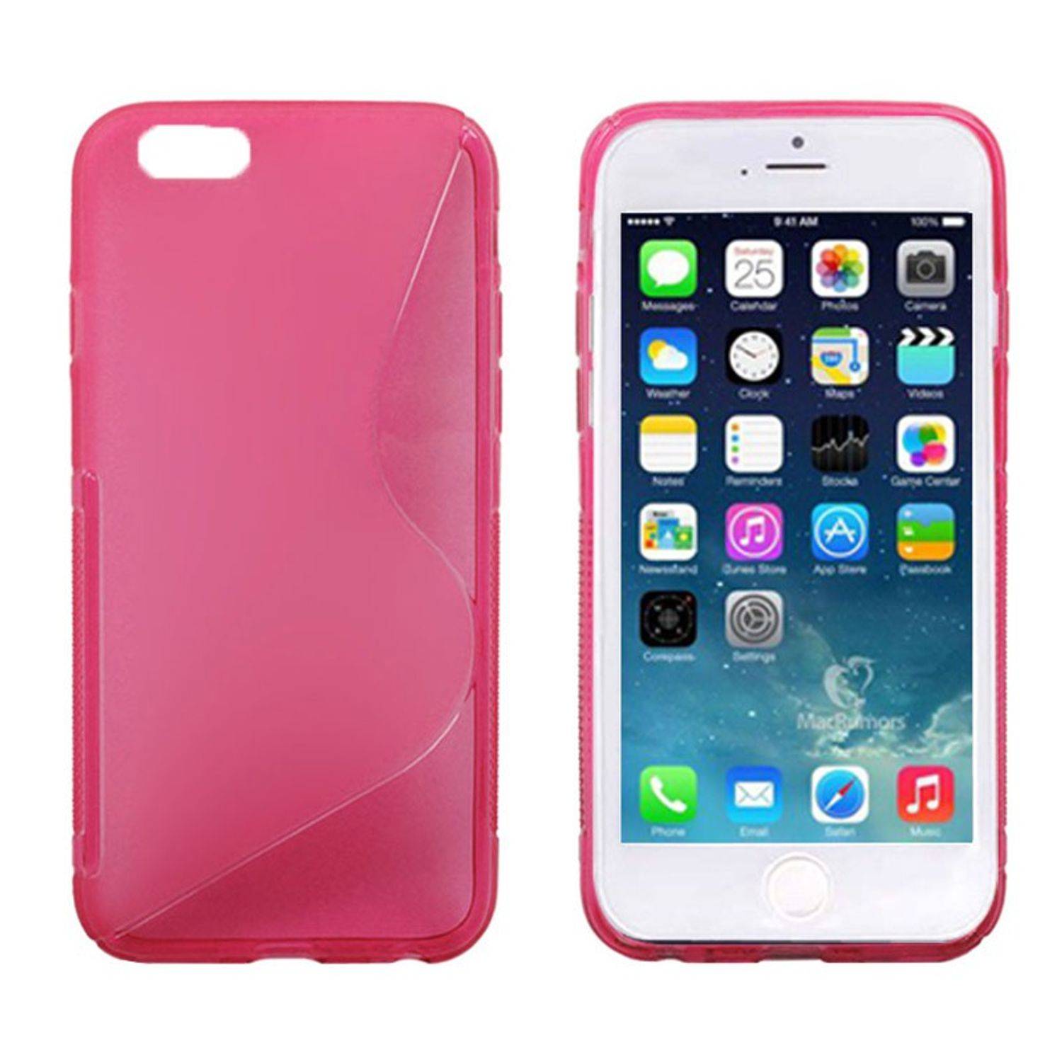 Apple iPhone 6 / 6s Handyhülle Backcover Rosa