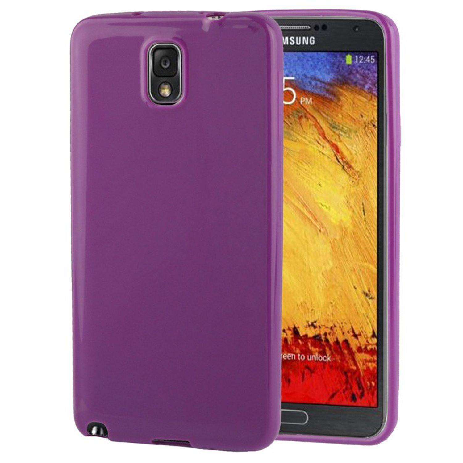 Samsung Galaxy Note 3 Handyhülle Backcover Violett