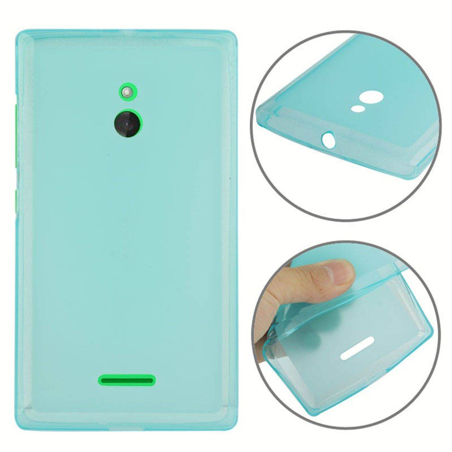 Nokia XL Handyhülle Backcover Blau