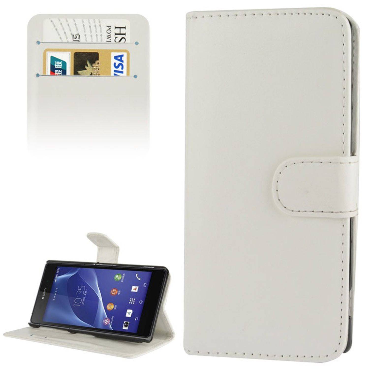 Sony Xperia Z2 Handyhülle Backcover Schwarz