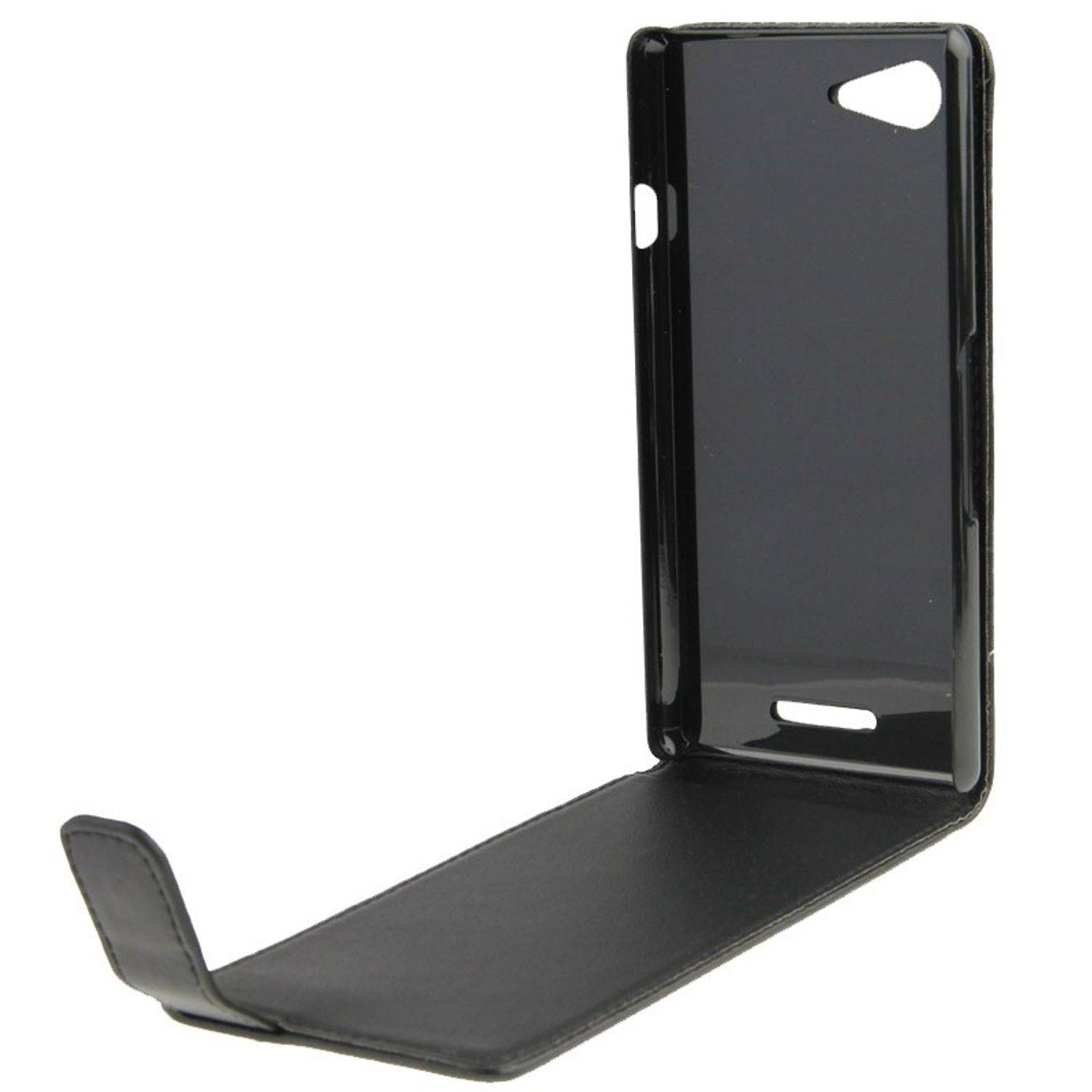 Wiko Darkmoon Handyhülle Backcover Schwarz