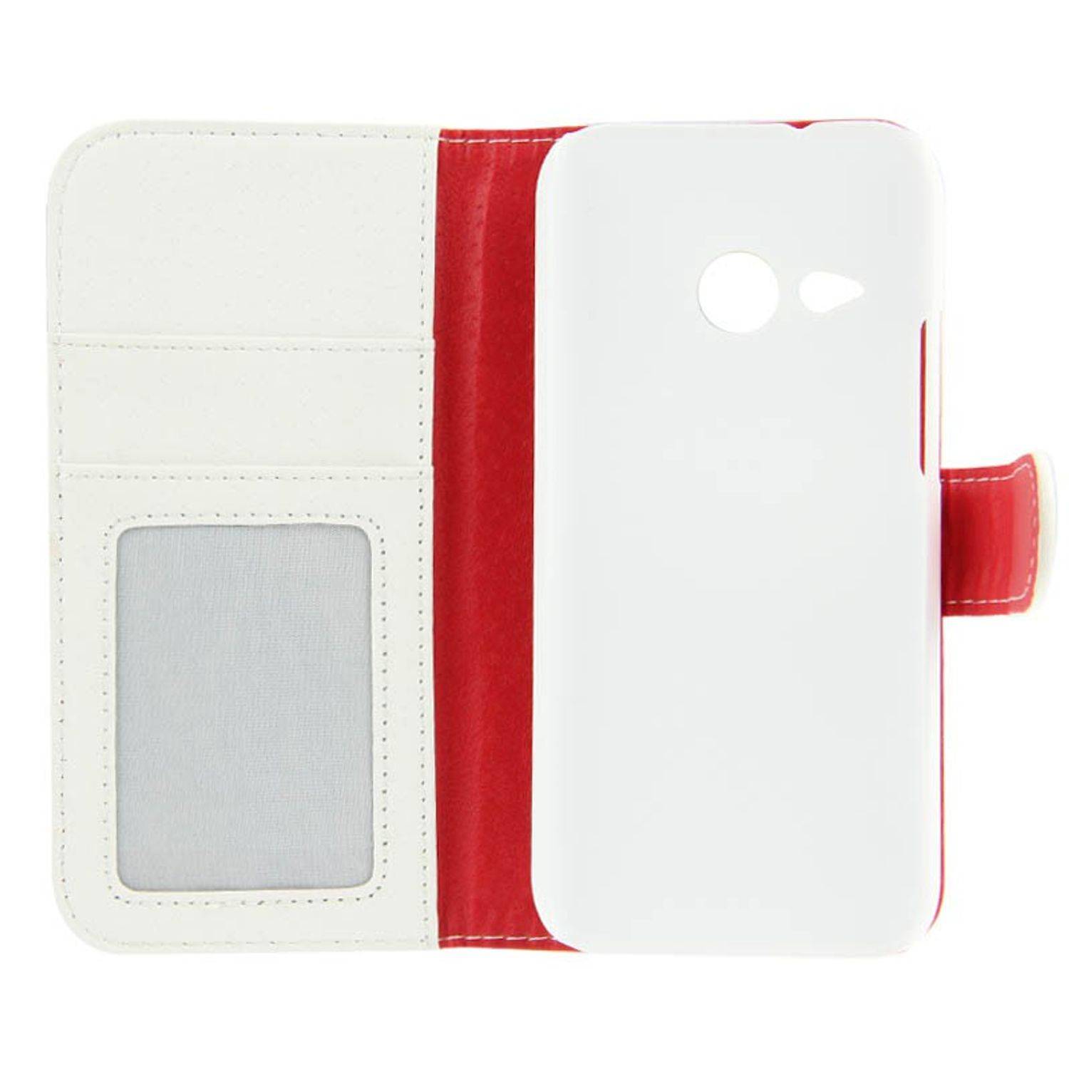 HTC One mini 2 Handyhülle Backcover Weiß