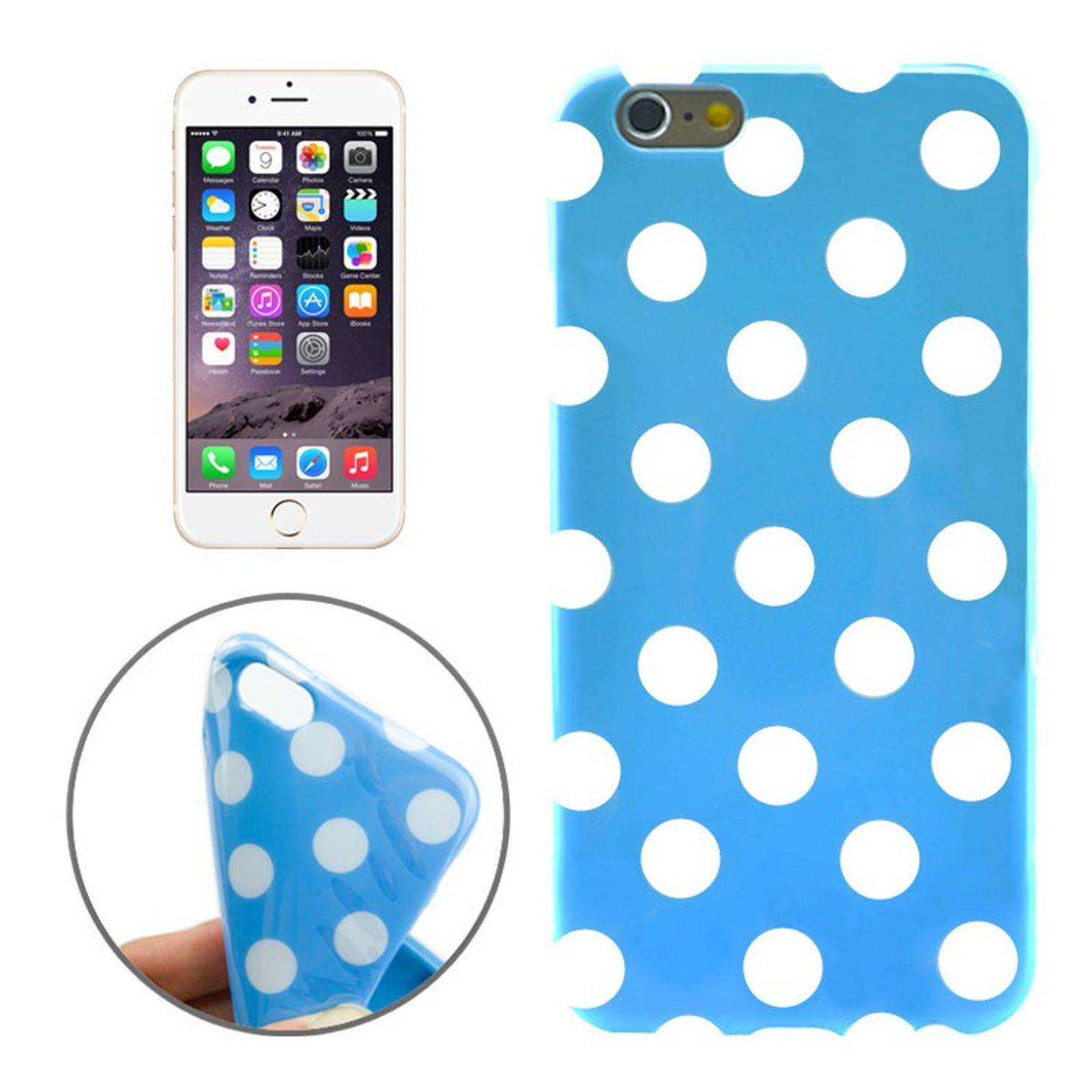 Apple iPhone 6 / 6s Handyhülle Backcover Blau