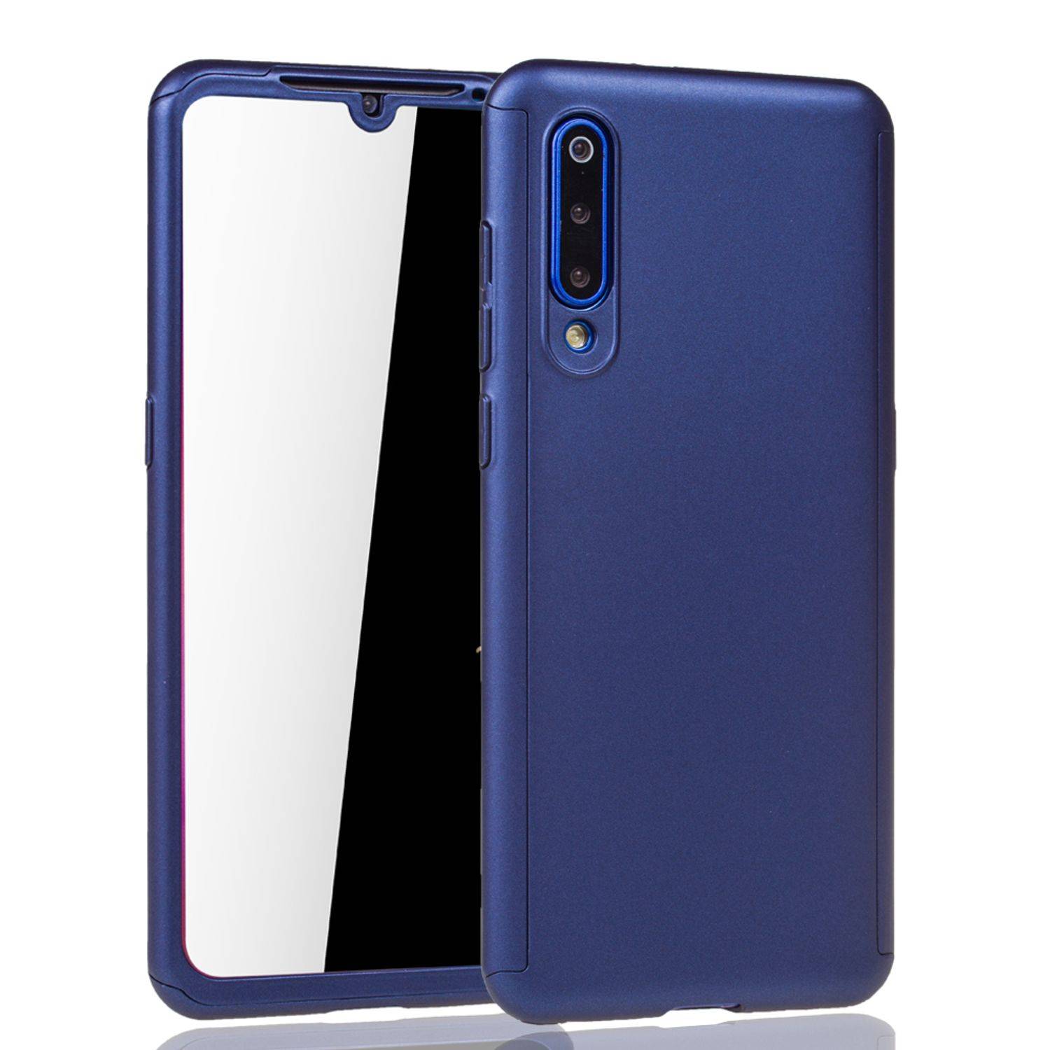 Xiaomi Mi 9 Handyhülle 360 Grad Schutz Full Cover Blau