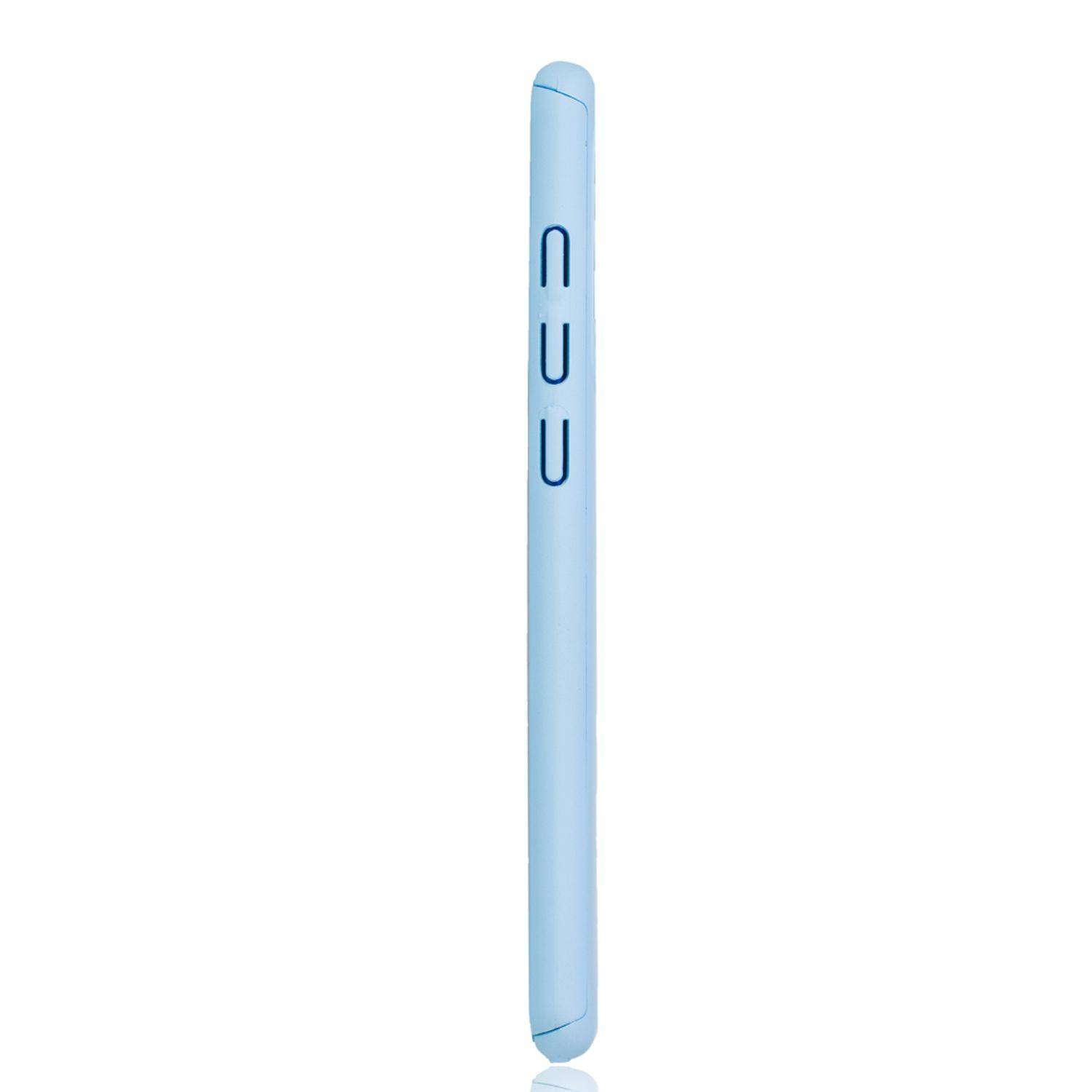 Xiaomi Mi 9 Handyhülle 360 Grad Schutz Full Cover Blau