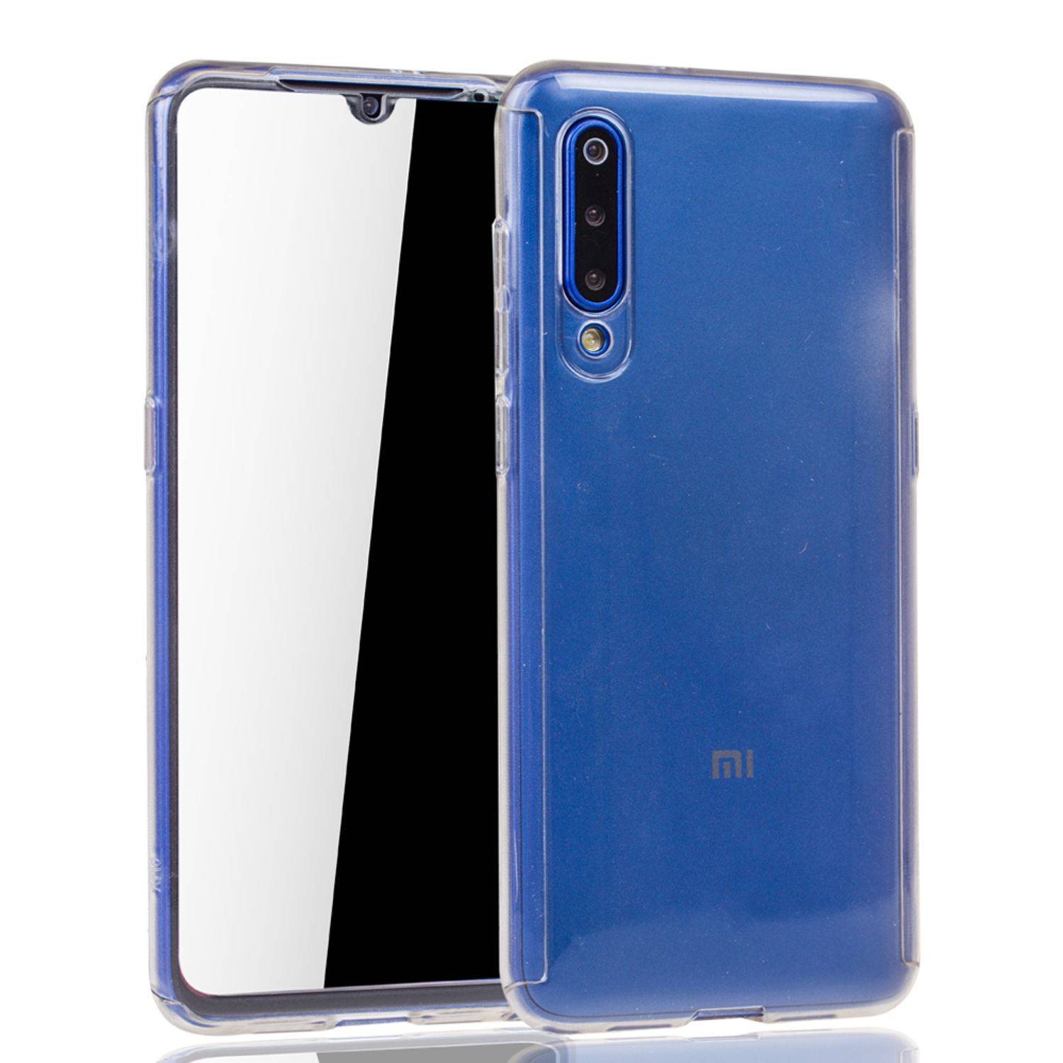 Xiaomi Mi 9 Handyhülle 360 Grad Schutz Full Cover Transparent