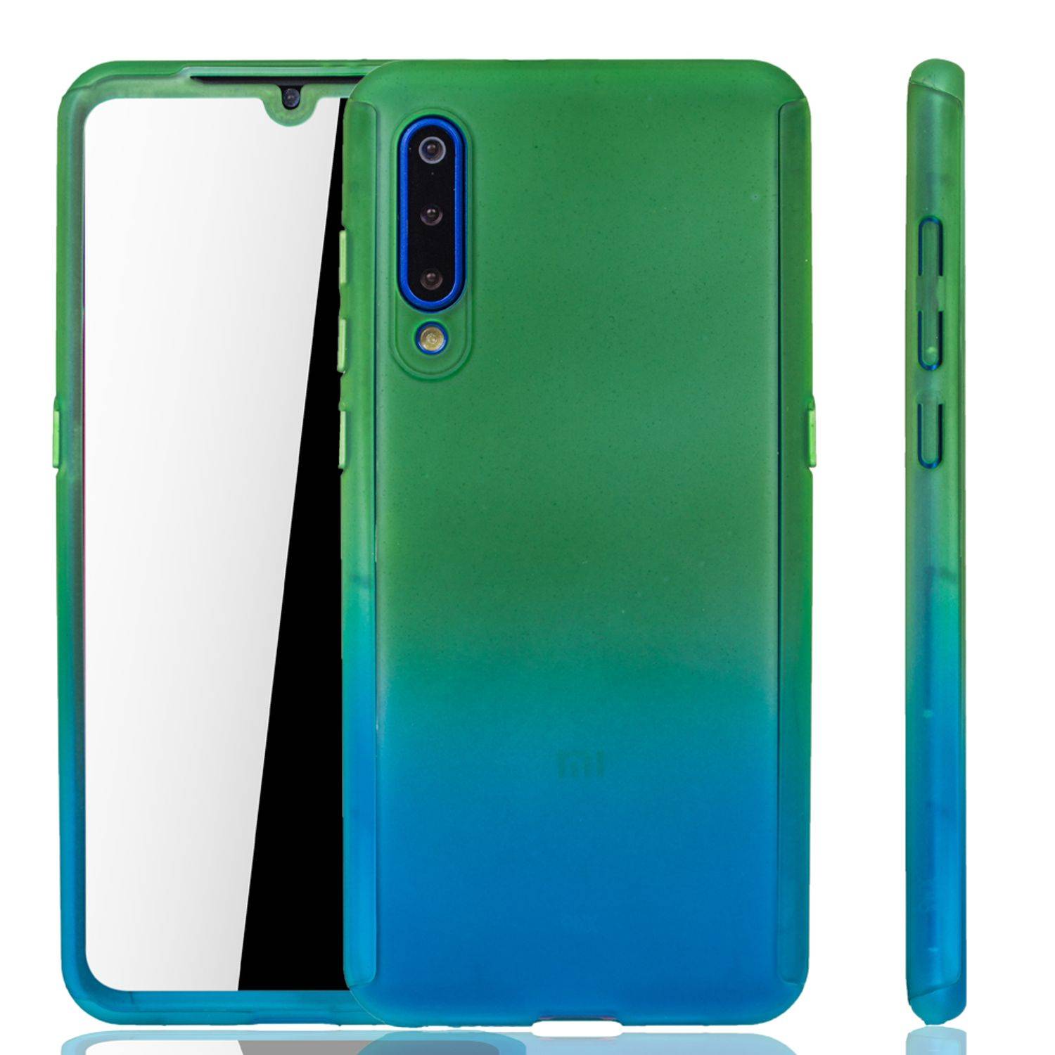 Xiaomi Mi 9 Handyhülle 360 Grad Schutz Full Cover Mehrfarbig