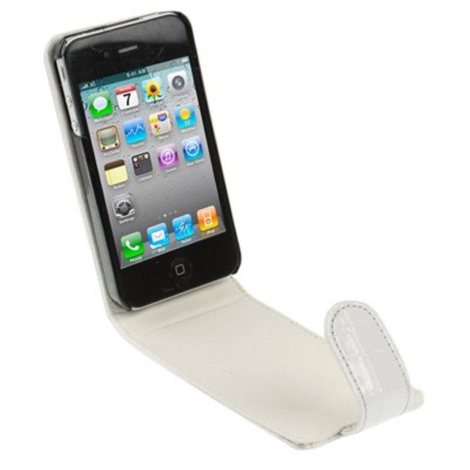 Apple iPhone 4 / 4s Handyhülle Backcover Weiß