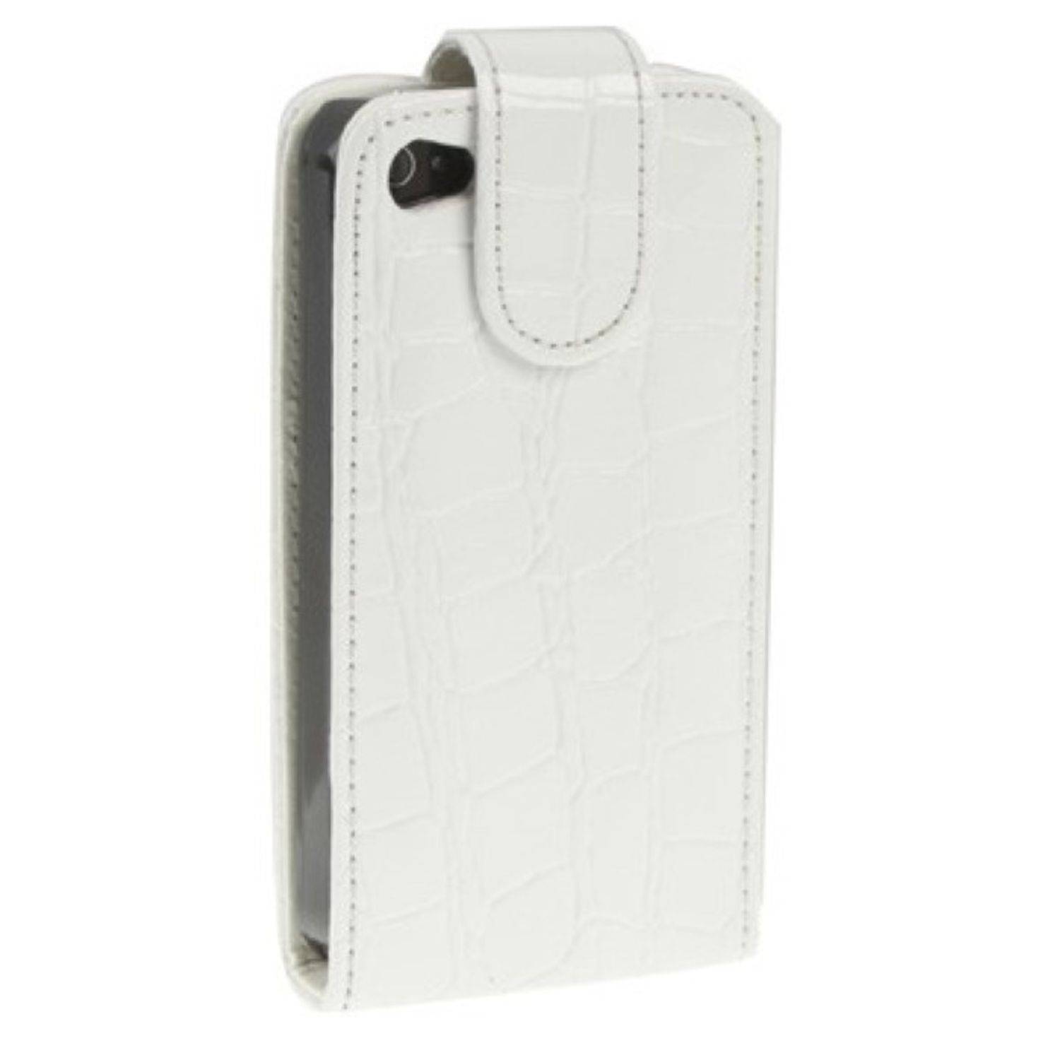 Apple iPhone 4 / 4s Handyhülle Backcover Weiß