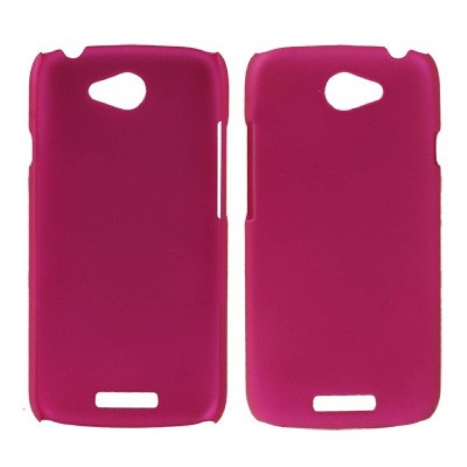 HTC One S Handyhülle Backcover Rosa